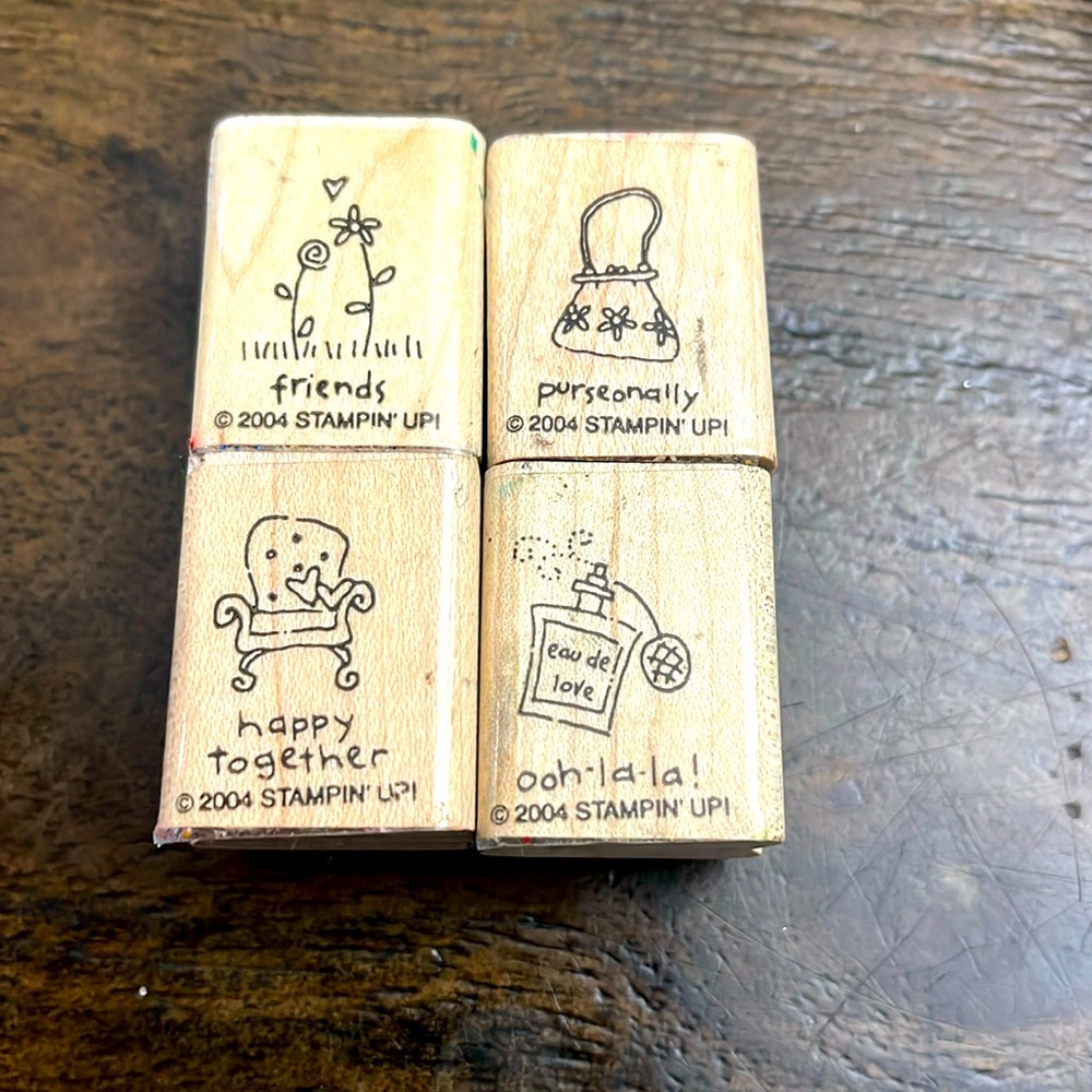 Set of 4 Stampin’ Up Stamps